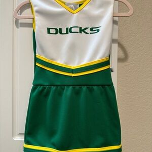 Green and White Cheerleader Dress